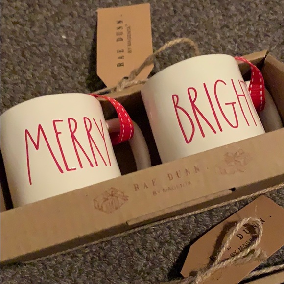 Bundle of Rae Dunn Mini Mug Christmas Ornaments - Picture 2 of 3